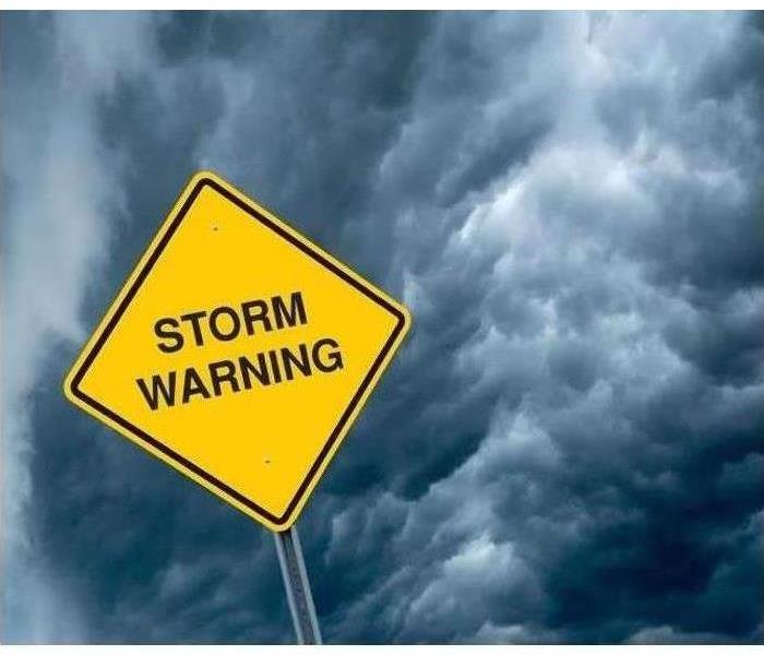 Storm Warning Sign Board