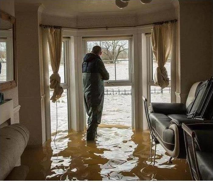 Water entered in the house